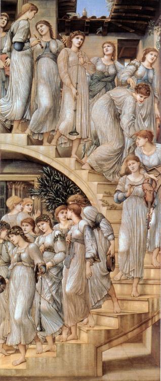 Sir Edward Coley Burne-Jones The Gold Stairs (mk19)